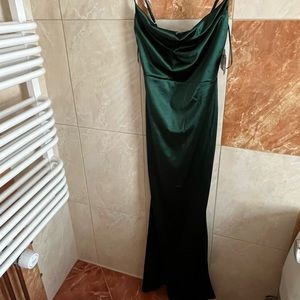 Gorgeous silky material dress